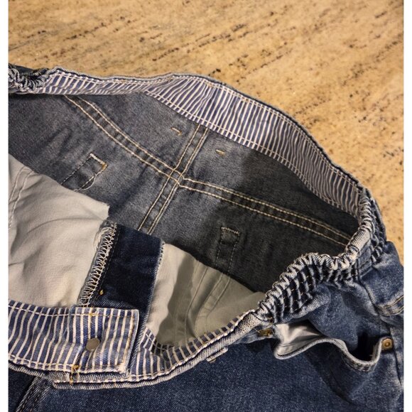 LL Bean Women's Double L Comfort Waist Size 32x28 Reg Jeans Blue Denim Hi-Rise - Picture 9 of 13